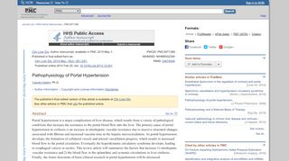 
                            4. Pathophysiology of Portal Hypertension - NCBI