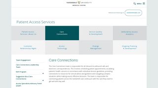 
                            5. Patient Access Services - Care Connections - Vanderbilt Health ...