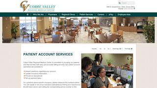 
                            4. Patient Accounts - Cobre Valley Regional Medical Center