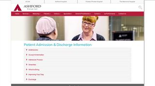 
                            1. Patient Admission and Discharge Information - Ashford Hospital