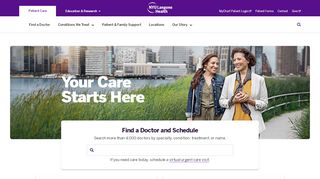 
                            4. Patient Care at NYU Langone Health