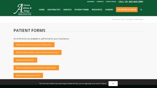 
                            3. Patient Forms – Arizona Asthma and Allergy Institute