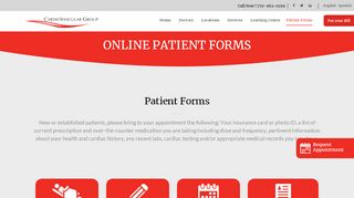 
                            2. Patient Forms - CVG Cares : CVG Cares