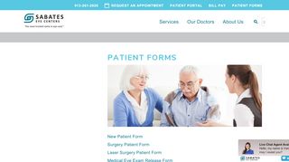 
                            2. Patient Forms | Sabates Eye Centers