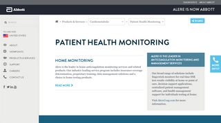 
                            6. Patient Health Monitoring - Alere is now Abbott