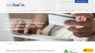 
                            1. Patient payment solutions that drive practice revenue- Medfusion