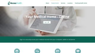 
                            6. Patient Portal – AccessHealth