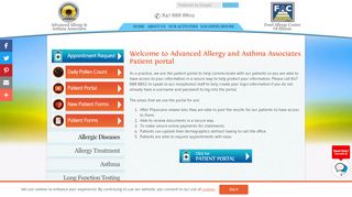 
                            3. Patient Portal - Advanced Allergy and Asthma Associates