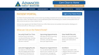 
                            6. Patient Portal - Advanced Family Medicine of Kuna, Idaho