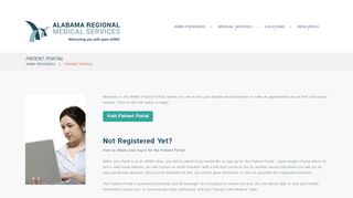 
                            11. Patient Portal | Alabama Regional Medical Services