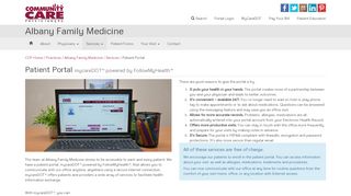 
                            5. Patient Portal - Albany Family Medicine - Community Care ...