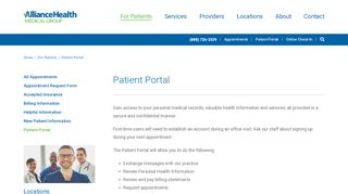 
                            3. Patient Portal | AllianceHealth Medical Group | Oklahoma