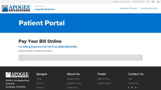 
                            5. Patient Portal - Apogee Physicians