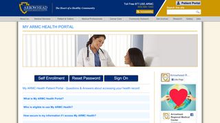 
                            9. Patient Portal - Arrowhead Regional Medical Center