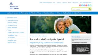 
                            10. Patient Portal - Ascension Via Christi