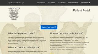 
                            3. Patient Portal | Associates in Plastic Surgery