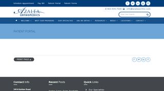 
                            1. Patient Portal - Azalea Orthopedics