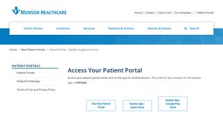 
                            5. Patient Portal - Cadillac Surgical Services - Munson Healthcare