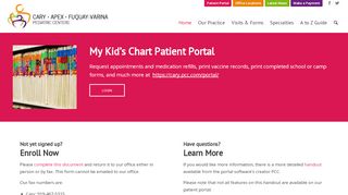 
                            8. Patient Portal – Cary Pediatric Center