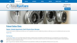 
                            4. Patient Portal | Center for Total Eyecare