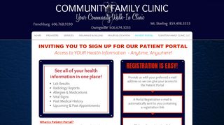 
                            10. PATIENT PORTAL | cfamilyclinic