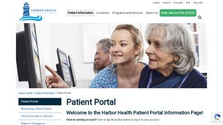 
                            10. Patient Portal | Community Health Services | Harbor Health ...