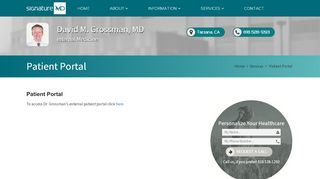 
                            5. Patient Portal - David M. Grossman, MD