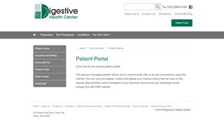 
                            9. Patient Portal - Digestive Health Center