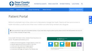 
                            5. Patient Portal - Door County Medical Center