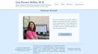 
                            9. Patient Portal | Dr. Liza Presser Belkin - Allergy & Immunology