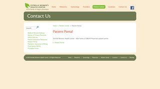 
                            3. Patient Portal - Estrella Women's Health Center - Phoenix AZ ...