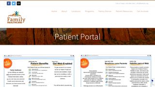 
                            4. Patient Portal – Family Healthcare