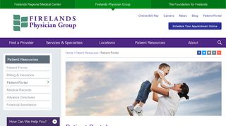 
                            3. Patient Portal - Firelands Physician Group