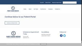 
                            7. Patient Portal – First Coast Mohs