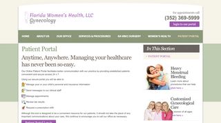 
                            10. Patient Portal | Florida Women's Health, Ocala OBGYN