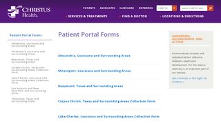 
                            4. Patient Portal Forms - CHRISTUS Health