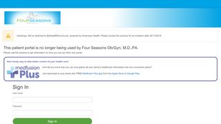 
                            9. Patient Portal - Four Seasons Ob/Gyn, M.D.,PA - Medfusion