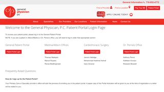 
                            7. Patient Portal - General Physician, P.C