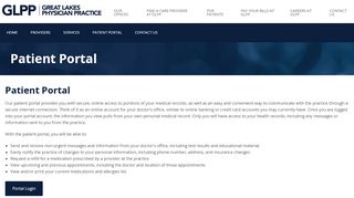 
                            5. Patient Portal - Great Lakes Physician Practice