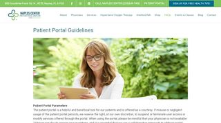 
                            2. Patient Portal Guidelines - Hughes Center for Functional ...