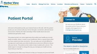 
                            8. Patient Portal | Harbor View Medical Services, PC