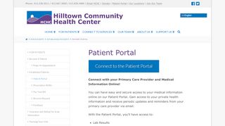 
                            10. Patient Portal - Hilltown Community Health Center