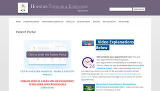 
                            4. Patient Portal - Houston Thyroid and Endocrine Specialists