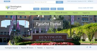 
                            7. Patient Portal | Huntington Hospital