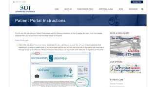 
                            1. Patient Portal Instructions - Advanced Urology Institute