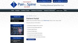 
                            8. Patient Portal - Interventional Pain and Spine Specialists