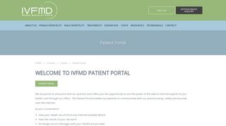 
                            1. Patient Portal - Irving, TX & Arlington, TX: IVFMD