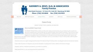 
                            3. Patient Portal | Kathryn A. Ryan, D.O. & Associates