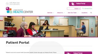 
                            3. Patient Portal - Lancaster Health Center