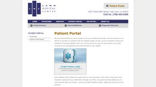 
                            11. Patient Portal - Lawn Medical Center, S.C.
